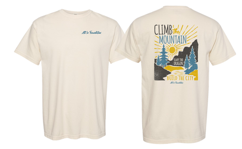 Climb the Mountain Comfort Colors Tee