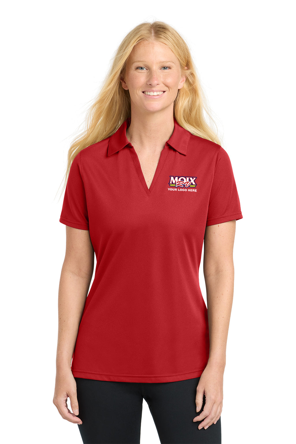Women's Active Textured Polo