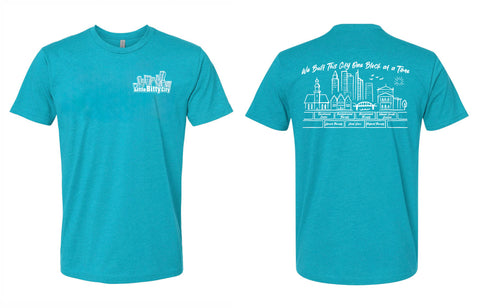 LBC Next Level Short Sleeve Tee - BONDI BLUE