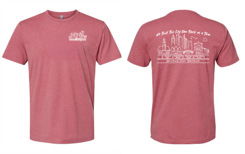 LBC Next Level Short Sleeve Tee - MAUVE