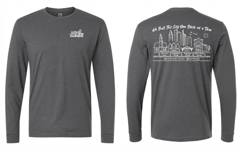 LBC Next Level Long Sleeve Tee - Heavy Metal