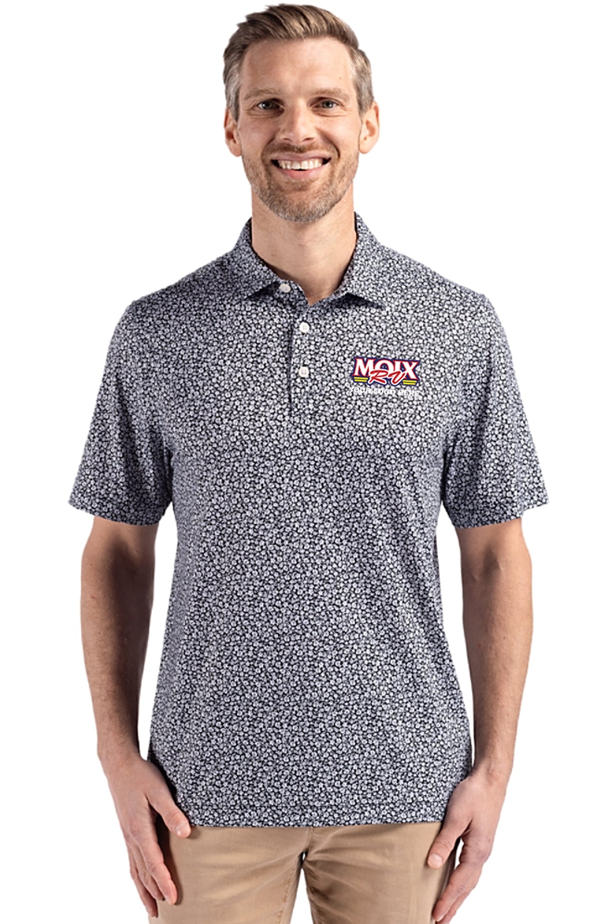 Cutter & Buck Floral Polo