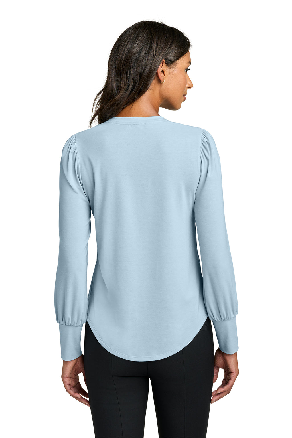 Women's Stretch Jersey Long Sleeve Blouson Top