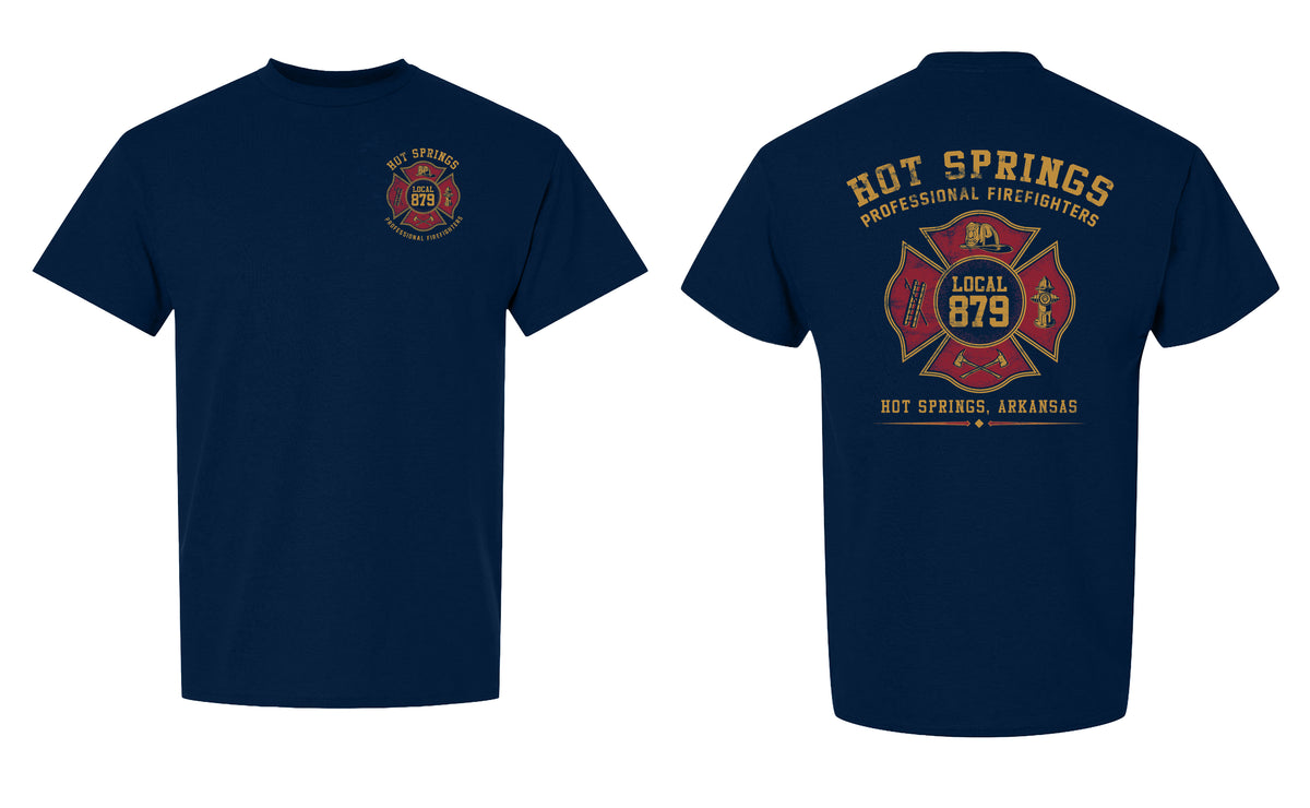 Local 879 Red/Gold tee